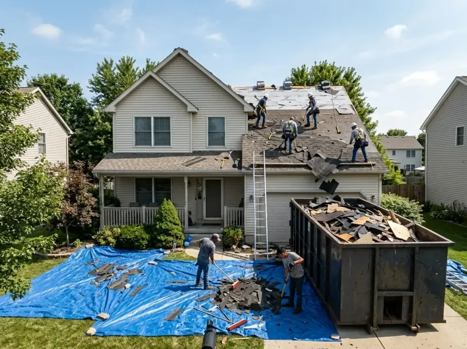 roof-replacement-debris-remova-004 — frequently asked questions, Cheapest Dumpster Rentals in Corydon, IN